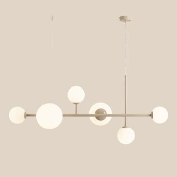 Pakabinamas šviestuvas DIONE 6 BEIGE — 1
