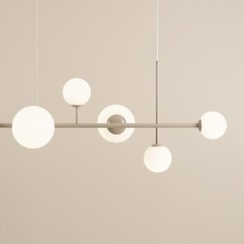 Pakabinamas šviestuvas DIONE 6 BEIGE — 3