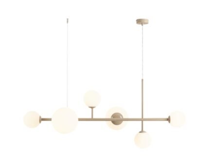 Pakabinamas šviestuvas DIONE 6 BEIGE