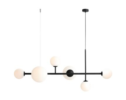 Pakabinamas šviestuvas DIONE 6 BLACK