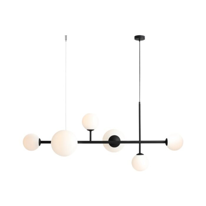 Pakabinamas šviestuvas DIONE 6 BLACK