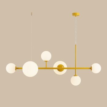 Pakabinamas šviestuvas DIONE 6 MUSTARD — 1