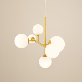 Pakabinamas šviestuvas DIONE 6 MUSTARD — 4