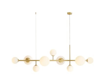 Pakabinamas šviestuvas DIONE 9 BRASS