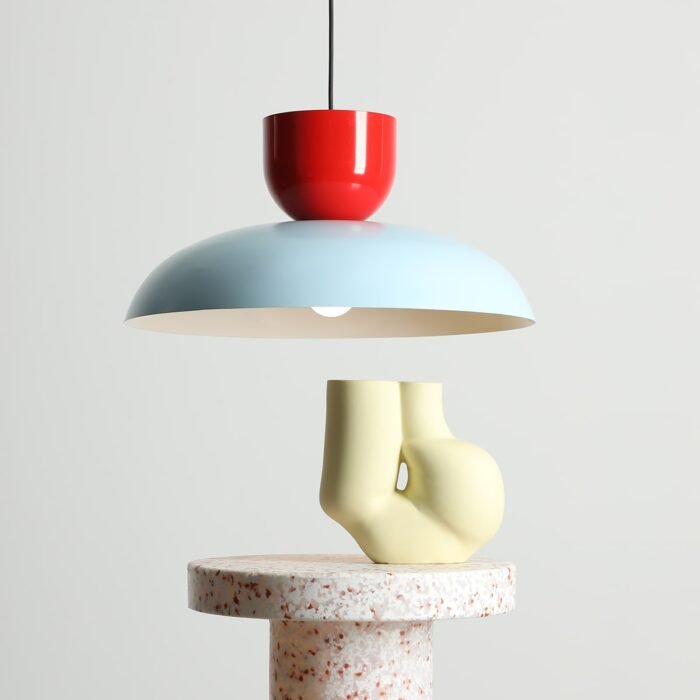 Pakabinamas šviestuvas ELLA BABY BLUE + RED CHILLI — 3