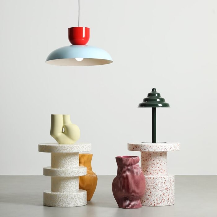 Pakabinamas šviestuvas ELLA BABY BLUE + RED CHILLI — 4