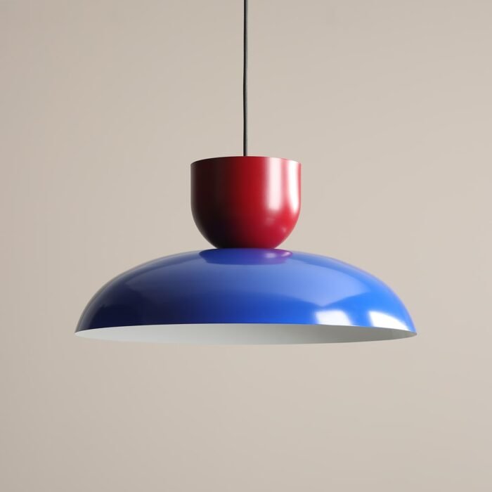 Pakabinamas šviestuvas ELLA COBALT + RED WINE — 2
