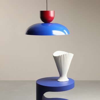 Pakabinamas šviestuvas ELLA COBALT + RED WINE — 3