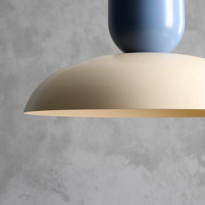 Pakabinamas šviestuvas ELLA CREAM + DUSTY BLUE — 2