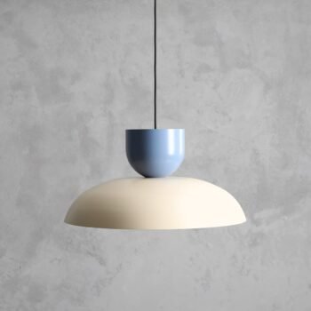 Pakabinamas šviestuvas ELLA CREAM + DUSTY BLUE — 4