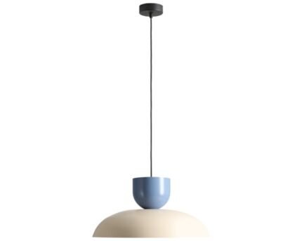 Pakabinamas šviestuvas ELLA CREAM + DUSTY BLUE