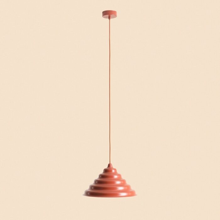 Pakabinamas šviestuvas FALA XL, plytų raudona — 3