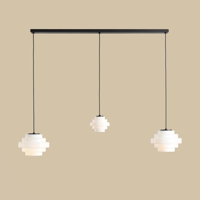 Pakabinamas šviestuvas FILO 3 MILKY — 1