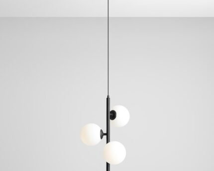 Pakabinamas šviestuvas FIN 3 BLACK S — 1