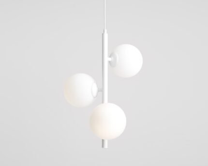 Pakabinamas šviestuvas FIN 3 WHITE S — 1