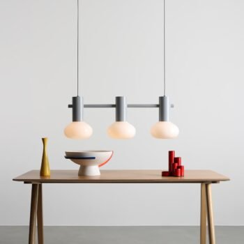 Pakabinamas šviestuvas FLO 3 GREY — 3