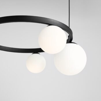 Pakabinamas šviestuvas GARDA 4 RING BLACK — 2