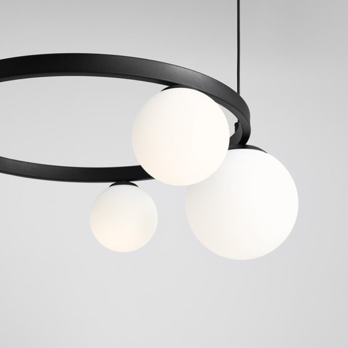 Pakabinamas šviestuvas GARDA 4 RING BLACK — 2