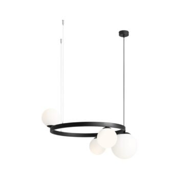 Pakabinamas šviestuvas GARDA 4 RING BLACK