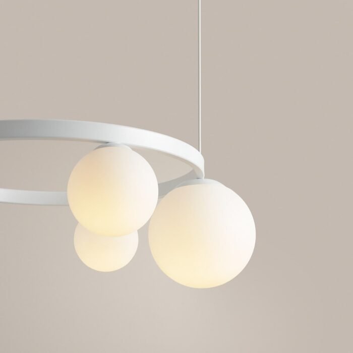 Pakabinamas šviestuvas GARDA 4 RING WHITE — 2