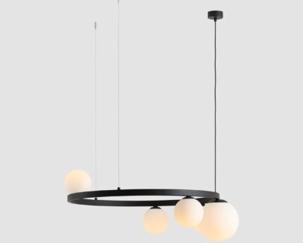 Pakabinamas šviestuvas GARDA 5 RING BLACK — 1
