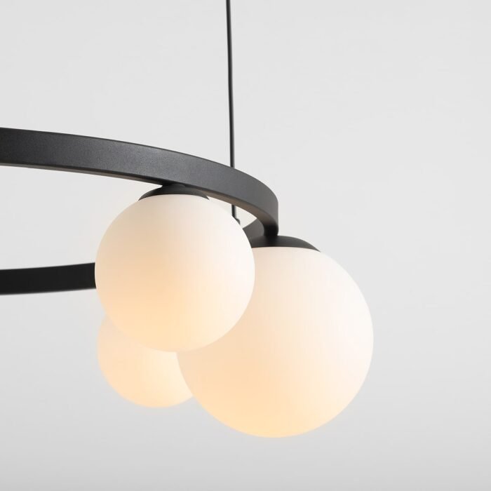 Pakabinamas šviestuvas GARDA 5 RING BLACK — 2