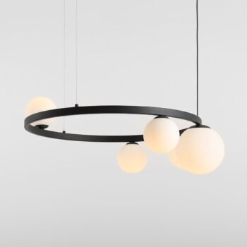 Pakabinamas šviestuvas GARDA 5 RING BLACK — 3