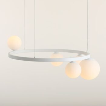 Pakabinamas šviestuvas GARDA 5 RING WHITE — 3