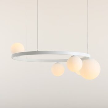 Pakabinamas šviestuvas GARDA 5 RING WHITE — 4