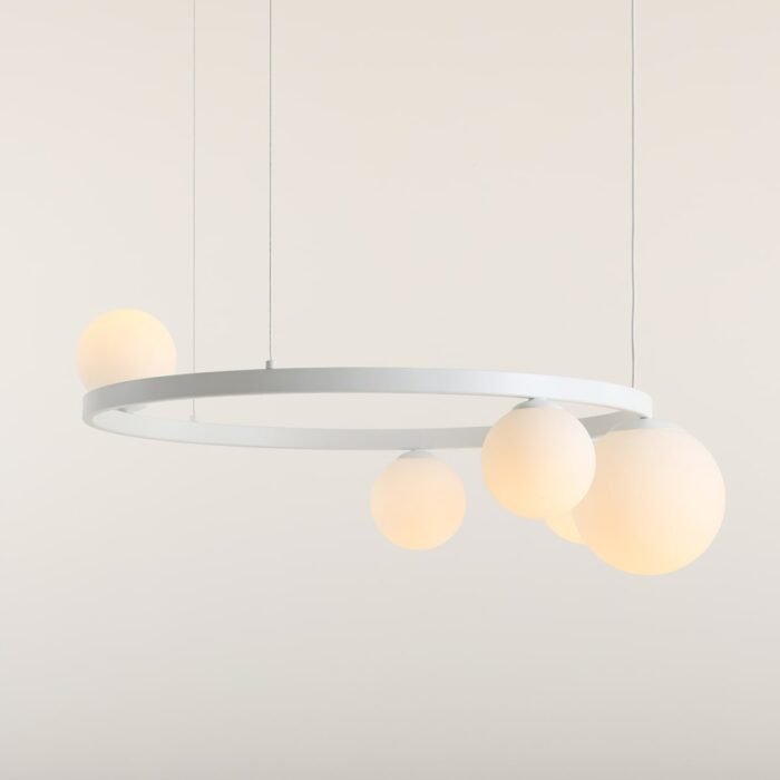 Pakabinamas šviestuvas GARDA 5 RING WHITE — 4