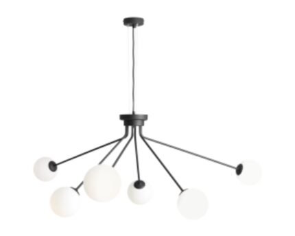 Pakabinamas šviestuvas HOLM 6 BLACK