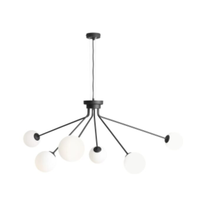Pakabinamas šviestuvas HOLM 6 BLACK