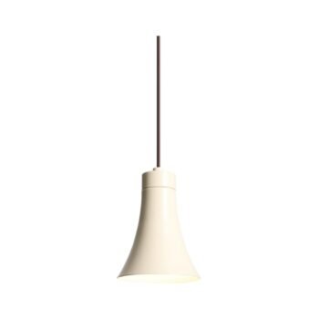 Pakabinamas šviestuvas KIBO CREAM, ⌀10xH13 cm