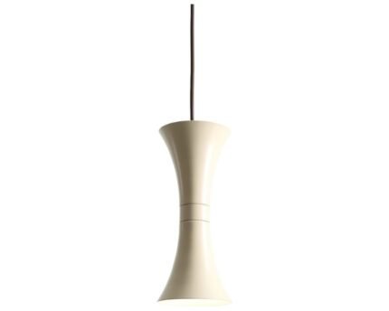 Pakabinamas šviestuvas KIBO CREAM, ⌀10xH24 cm