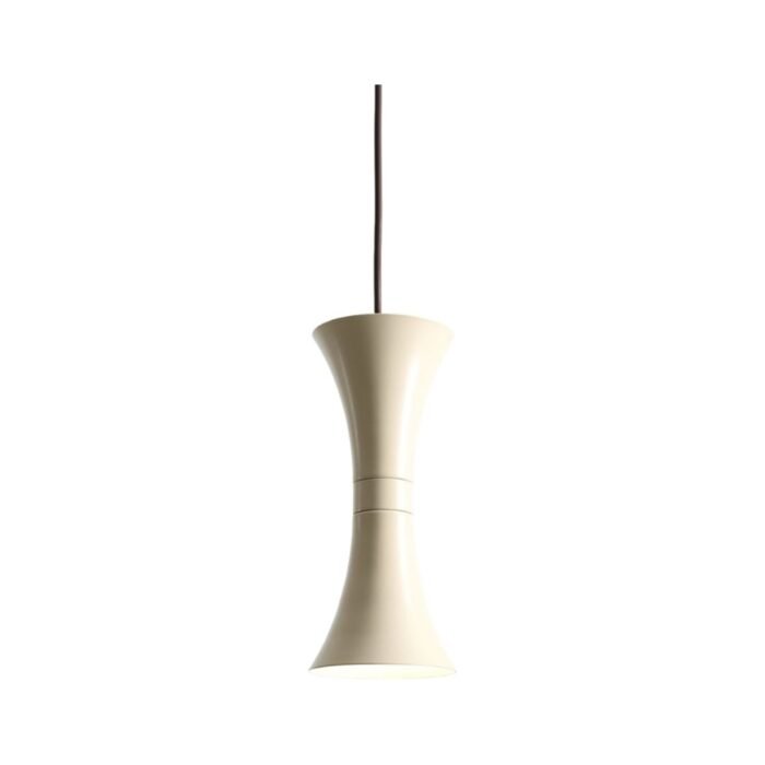 Pakabinamas šviestuvas KIBO CREAM, ⌀10xH24 cm