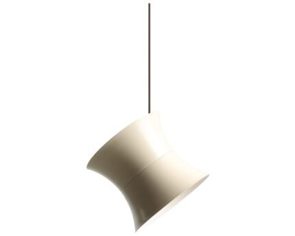Pakabinamas šviestuvas KIBO CREAM, ⌀25xH25 cm, E27