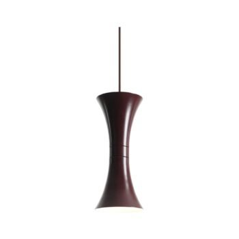 Pakabinamas šviestuvas KIBO MAROON, ⌀10xH24 cm