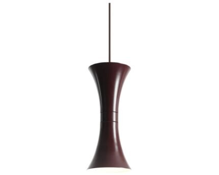 Pakabinamas šviestuvas KIBO MAROON, ⌀10xH24 cm