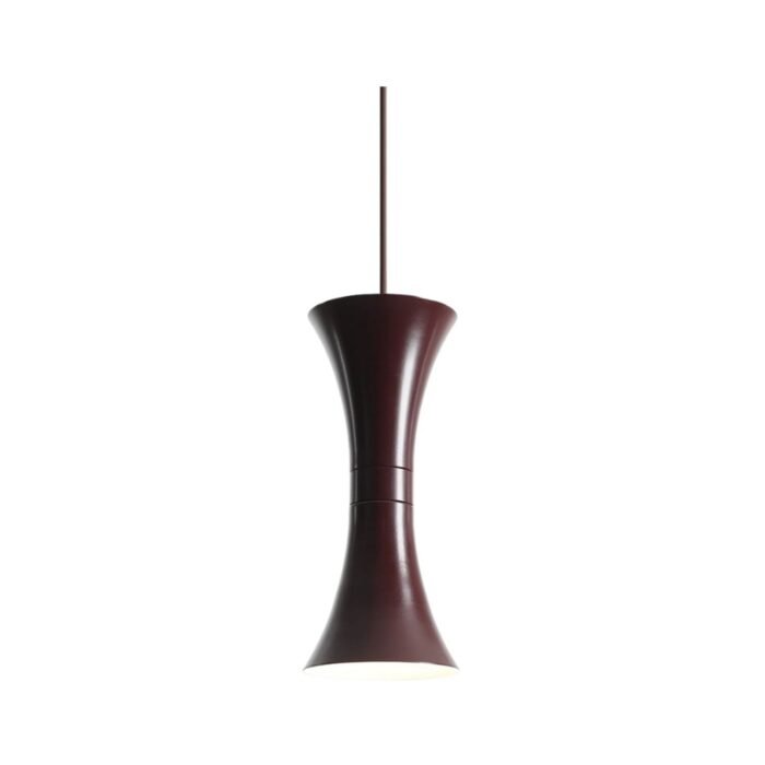Pakabinamas šviestuvas KIBO MAROON, ⌀10xH24 cm