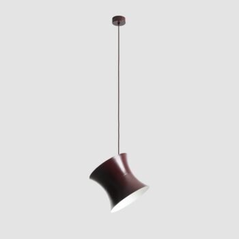 Pakabinamas šviestuvas KIBO MAROON, ⌀25xH25 cm, E27 — 4