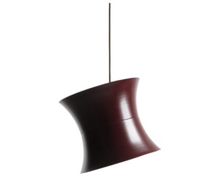 Pakabinamas šviestuvas KIBO MAROON, ⌀25xH25 cm, E27