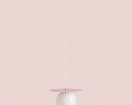 Pakabinamas šviestuvas LOOP BABY PINK L — 1