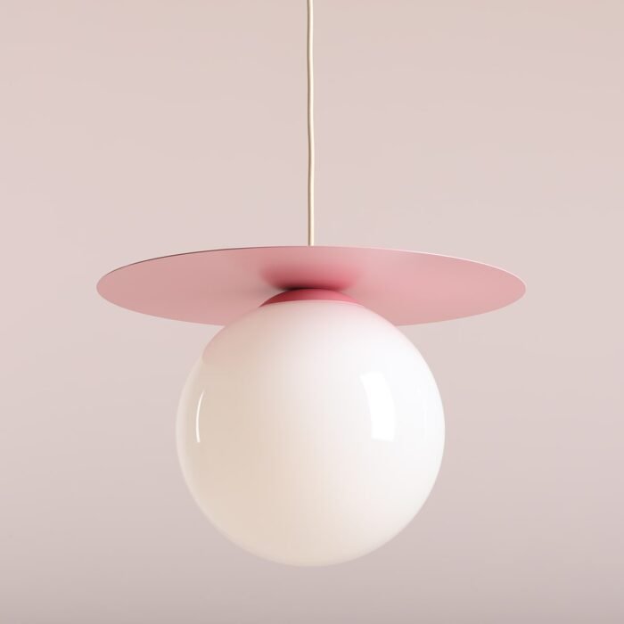 Pakabinamas šviestuvas LOOP BABY PINK L — 2