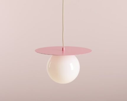 Pakabinamas šviestuvas LOOP BABY PINK M — 1