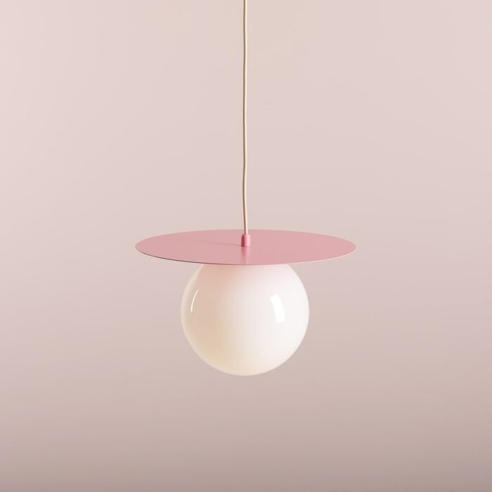Pakabinamas šviestuvas LOOP BABY PINK M — 1