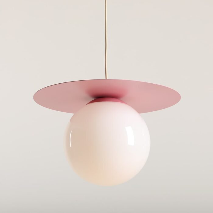 Pakabinamas šviestuvas LOOP BABY PINK M — 2