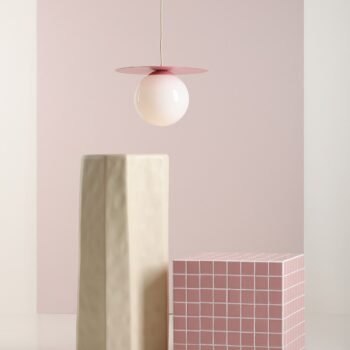 Pakabinamas šviestuvas LOOP BABY PINK M — 3