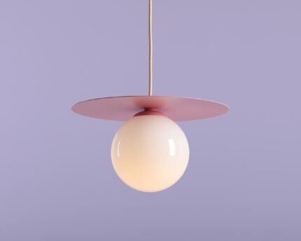 Pakabinamas šviestuvas LOOP BABY PINK S — 1
