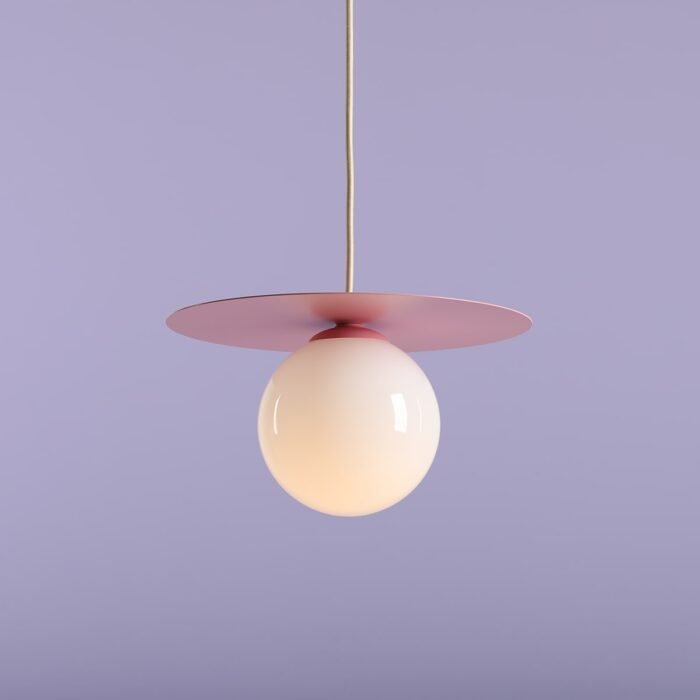 Pakabinamas šviestuvas LOOP BABY PINK S — 1