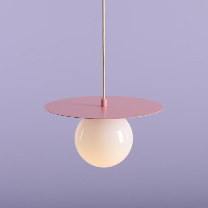 Pakabinamas šviestuvas LOOP BABY PINK S — 2
